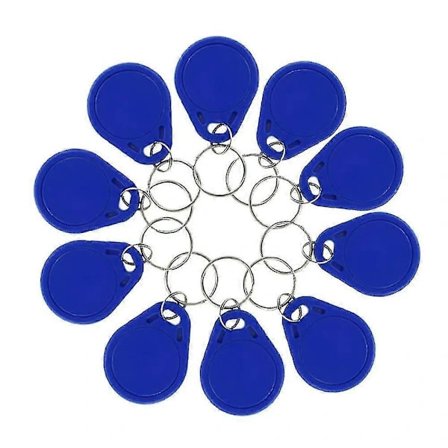 50 stk 13,56 MHz Uid Nøkkelbrikke Token Nfc Tag Rfid Skriv Tilgangskontrollkort