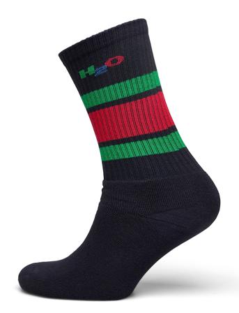 Crew Sock Underwear Socks Regular Socks Blå H2O