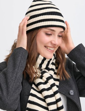 Fransa Frstripy Acc 1 - Black - ONE SIZE