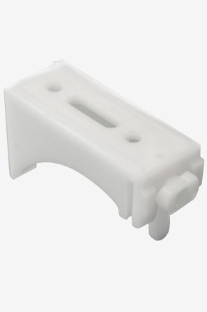 Hasta - Alex kiinnike verhokiskoon, 6 cm, 2/pakk. - Valkoinen - Verhotarvikkeet - - Homeroom