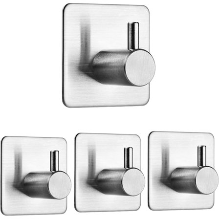 #Selvklæbende dørkroge i rustfrit stål, frakkekroge i rustfrit stål# [BR]