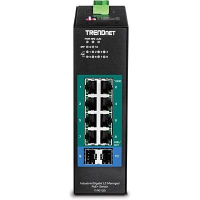 TRENDnet TI-PG102I - switch - 10 porter - Styrt - TAA-samsvar
