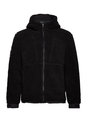 Code Xpd Borg Hybrid Sweatshirts & Hoodies Fleeces & Midlayers Sort Superdry