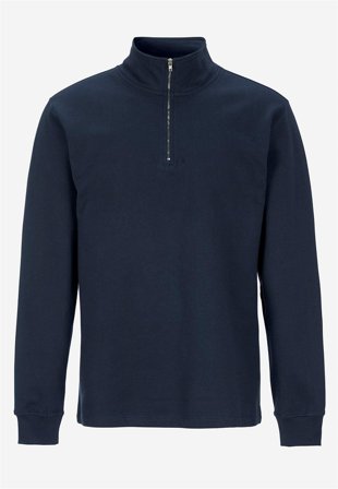 Cellbes of Sweden - Sweatshirt med glidelås i marineblå for menn i størrelse 5XL