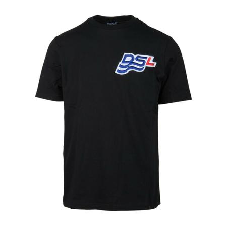 Diesel, T-Shirts Zwart, Heren, Maat:M