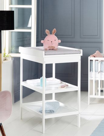 ROBA Changing Table, Incl. Changing Mat - White - 83X 54.5X 99CM