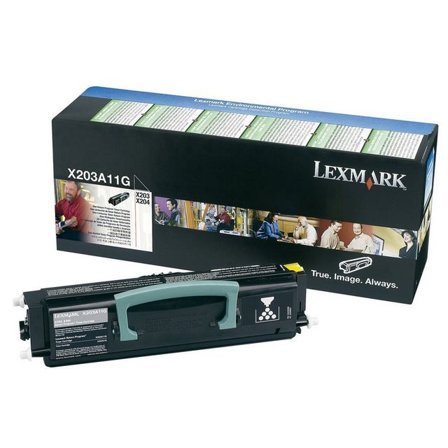 Lexmark Toner, svart, singelförpackning, X203A11G - Lyreco - Toner och bläck - Tonerkassetter - Toner Lexmark