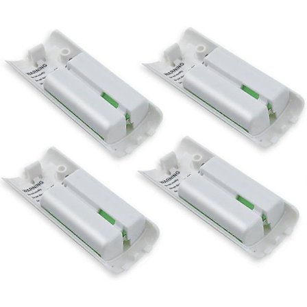 4-pack Laddningsbara Batteripack för Wii och Wii U Fjärrkontroll 2800mAh-YuJia [DB]