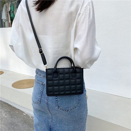 Pienet käsilaukut, naisten laukut, laukut, mini ommeltu ruudullinen käsilaukku