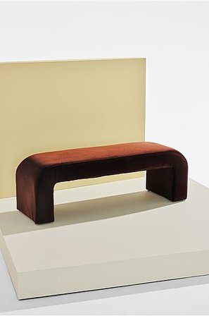 Jotex - Bank Kiefer/Sperrholz/Polyester/Polyätherschaum/Samt Odette - Kaufen Pastill - Möbel bei Jotex