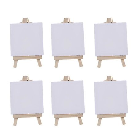 12 st Mini Canvas Staffli Set