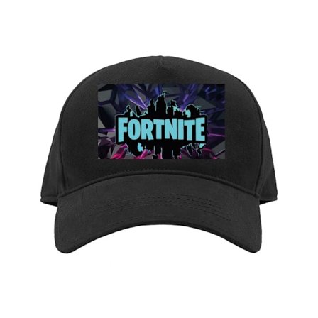 Kasket Actionspil-inspireret logo med sprukne former, stærke neonlys og dramatisk mørk baggrund