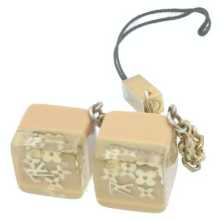 Louis Vuitton Vintage, Pre-owned Charm Geel, unisex, Maat:ONE Size