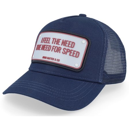 John Hatter & Co - Blue - trucker - Cap - Rubber- Need For Speed Trucker - Hatstore