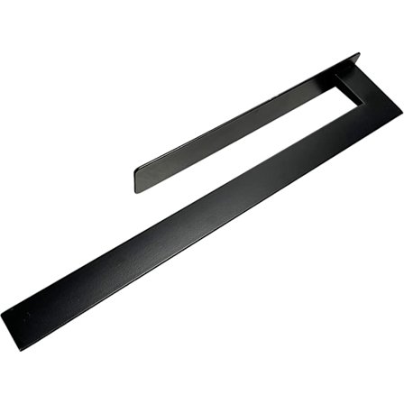 Matt svart självhäftande handdukshållare i rostfritt stål för väggmontering, handdukshållare för badrum, pappershanddukshållare