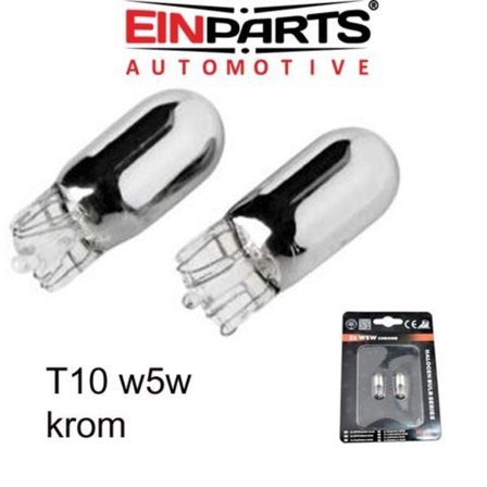 T10 W5W WY5W W2,1x9,5d Krom blinkers lampa 5w halogen diadem