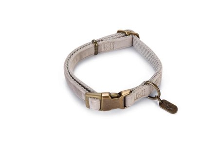 Designed by Lotte Velura Halsbånd, Grå - 48-70cm