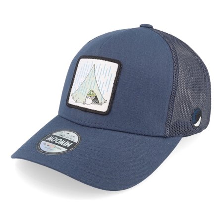 Moomin - Blå trucker Keps - Tent Navy Trucker @ Hatstore