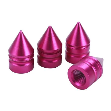 4x Aluminium Kula Bil Lastbil Luftport Skydd Däck Kon Fälg Ventil Hjul Stam Kapslar Ny Ankomst Bil Styling Tillbehör