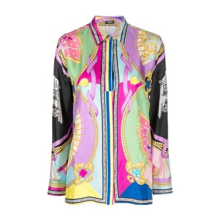 Versace Blouses Shirts rosa, Dam, Dam, Storlek: S