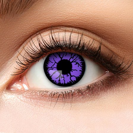 Farvede Crazy Linser Violet Monster