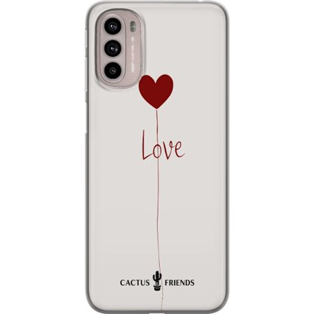 Yhteensopiva Puhelinkuori Motorola Motorola Moto G41 Cactus and Friends - Love Balloon Minimal