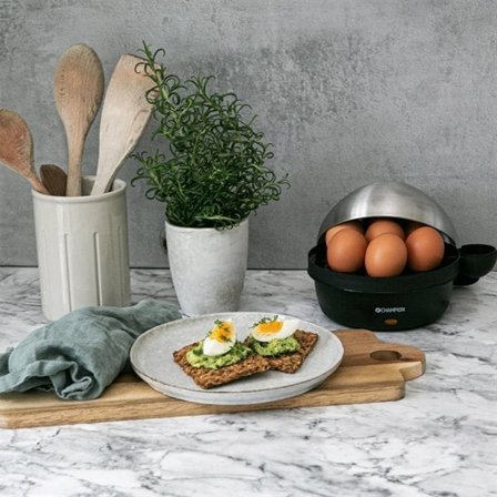 Champion munankeitin 7 munalle - Ruostumaton teräs/Svart