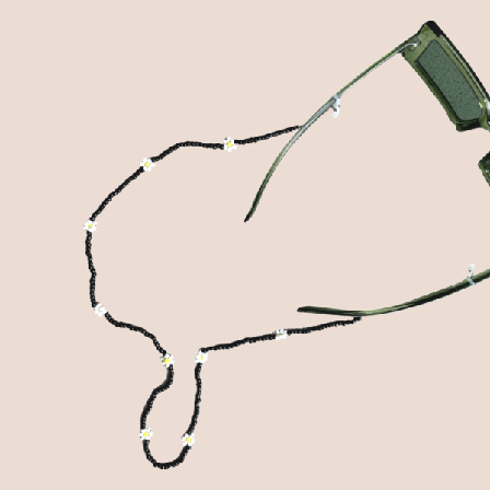 Antonias Pärliga Senilsnöre Svart