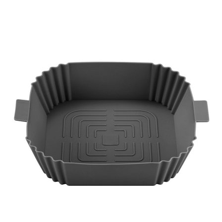 Silikoneskål til Air Fryer 16,5x19,5 cm Grey