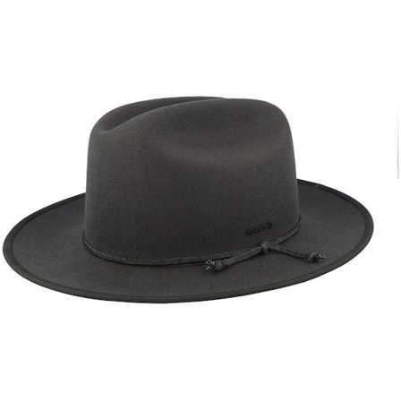 Stetson - Grau Western Hut - Woolfelt Greystone Western @ Hatstore