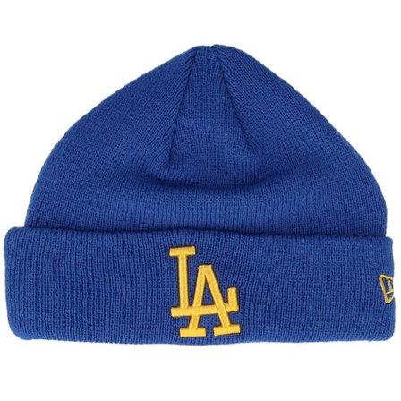 New Era - Blå cuff Beanie - Kids Toddler League Essential Bean Blue Cuff @ Hatstore