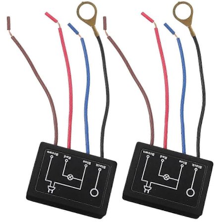 2 st Lampbrytare Touch Ljusbrytare Dimmer Touch Sensor Brytare Bordslampa Dimmer Brytare Ersättning 4-vägs Touch Sensor Dimmer