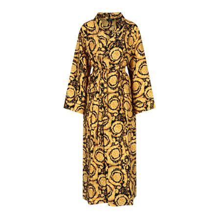 Versace, Double-Breasted Coats Geel, Dames, Maat:M