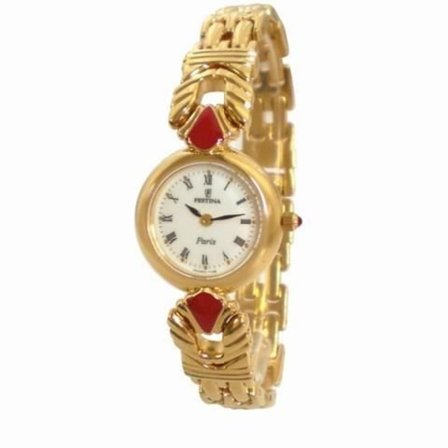 Ur - FESTINA - F7138-A - Kvarts - Analog - Hvidt stål