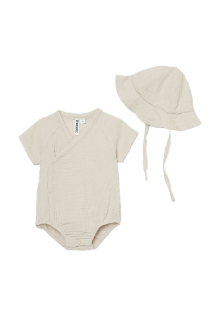 RIKIKI Set i krinklad bomull CAMI Bodies & Vit 62