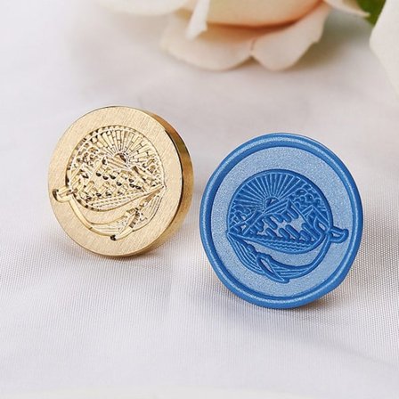 Seal Kobberhode Voks Seal Stempel 7 7