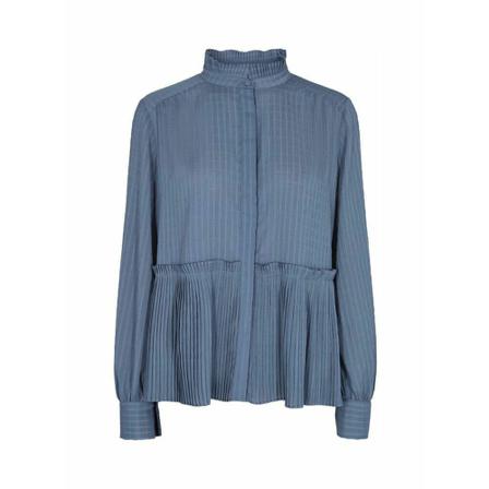 Levete Room Blouses blå, Dam, Dam, Storlek: M