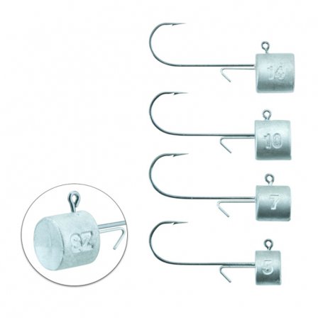 Svartzonker Ned Jig Head Bismuth (2pcs) 1/0 - 10 g