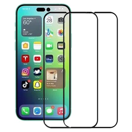 2 kpl AMORUS erittäin vahva lasi näytönsuoja iPhone 14 Pro Maxille