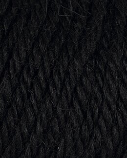 Garn Sterk Schwarz - Du Store Alpakka