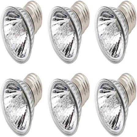 Reptil Sol Lamper, Fuld Spektrum Halogen Pærer der Forbedrer Kalciumsyntese og Fordøjelsesforbedring til Reptil Lamper, Alsidige Varme Pærer til