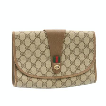 Gucci Vintage - Vintage Väskor - Beige - Dam - Storlek: One Size, Dam, Storlek: ONE SIZE