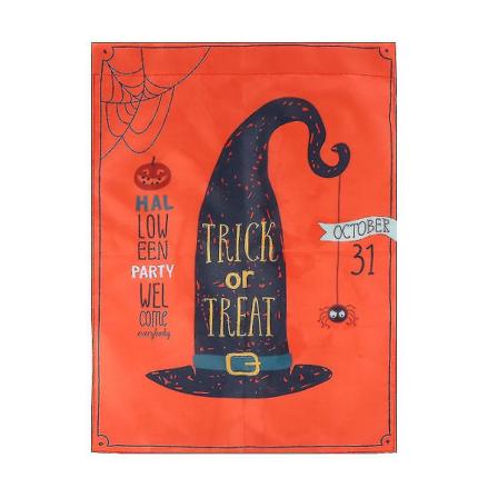 1 st Halloween Fadeless Trädgårdsflagga Utsökt Polyester Hängande Flagga Dekoration