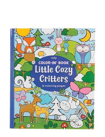 Ooly Colouring Book - Little Cozy Critters - Multi/patterned - ONE SIZE