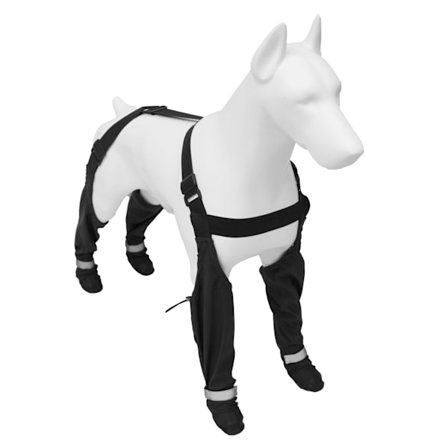 Overall, vanntette og sklisikre hundesko for vinter, egnet for utendørsaktiviteter, standard stil.