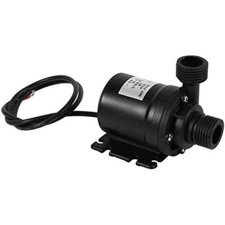 800L/H 22W G 1/2'' DC 24V Dränkbar Vattenpump kompatibel Fontäner Akvarium Damm
