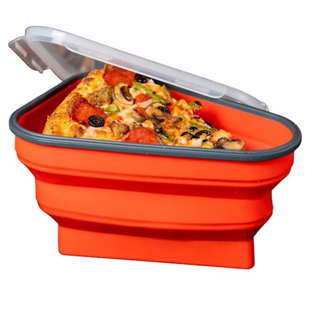 Pizzaförpackning, återanvändbar förvaring för pizza Röd