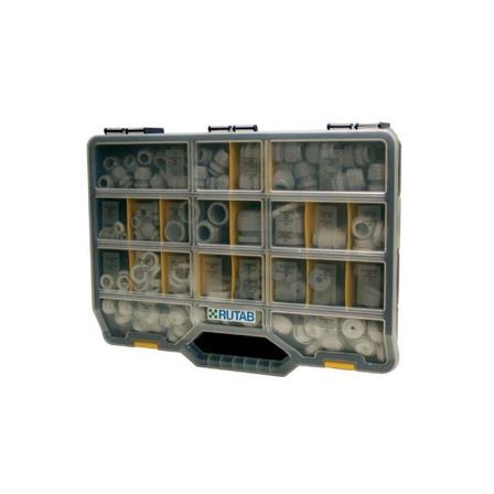 Rutab 1476250 Sortimentskuff Plastforskruinger, Installasjonsmaterial