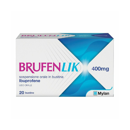 Brufenlik 400mg 20x10ml Antiinfiammatorio Aroma Fragola