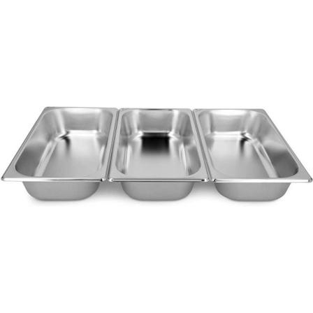 Leivityssetti ruostumattomasta teräksestä 3 kpl - 3x kulho leivitykseen 32,5x17,5x6,5 cm